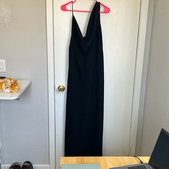New NWOT Amanda Uprichard X REVOLVE Arial Maxi Gown in Black - Picture 3 of 6